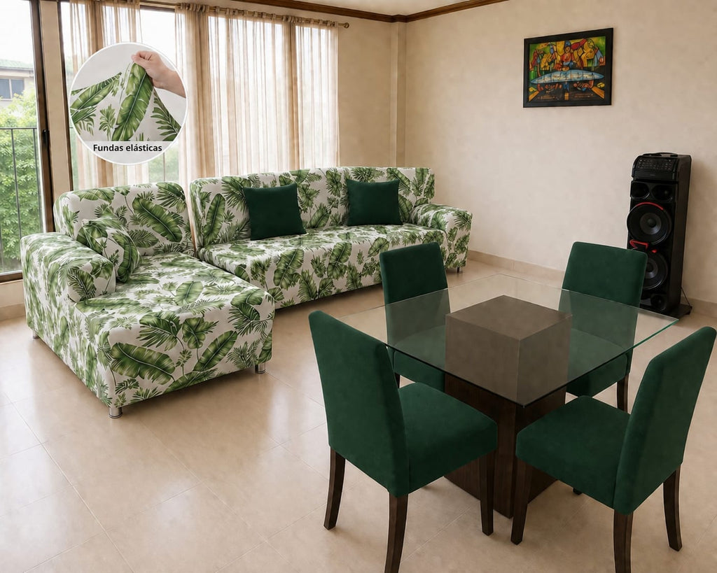Combo de sala L2 y sillas de comedor