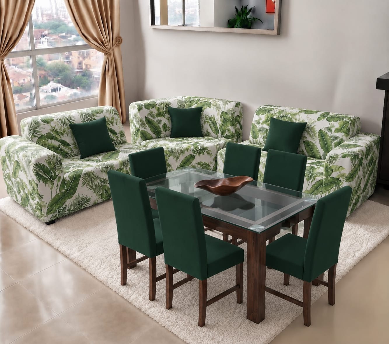 Combo de sala (L2 o L3) sillas de comedor