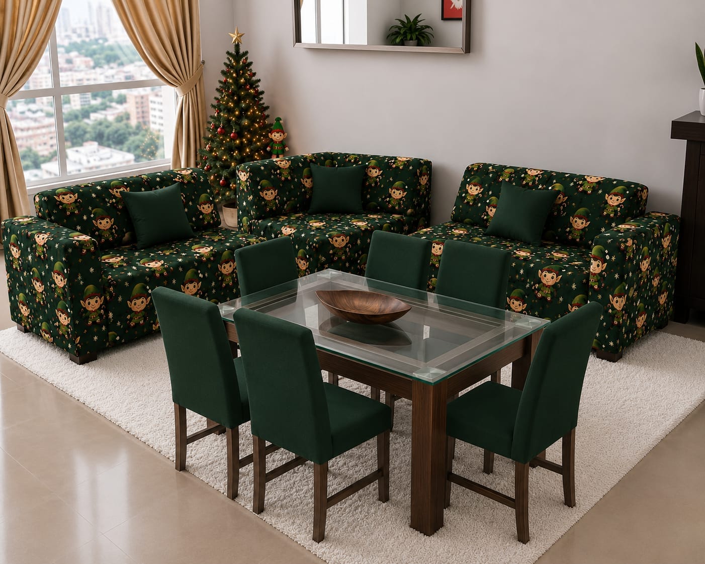 Combo de sala (L2 o L3) sillas de comedor