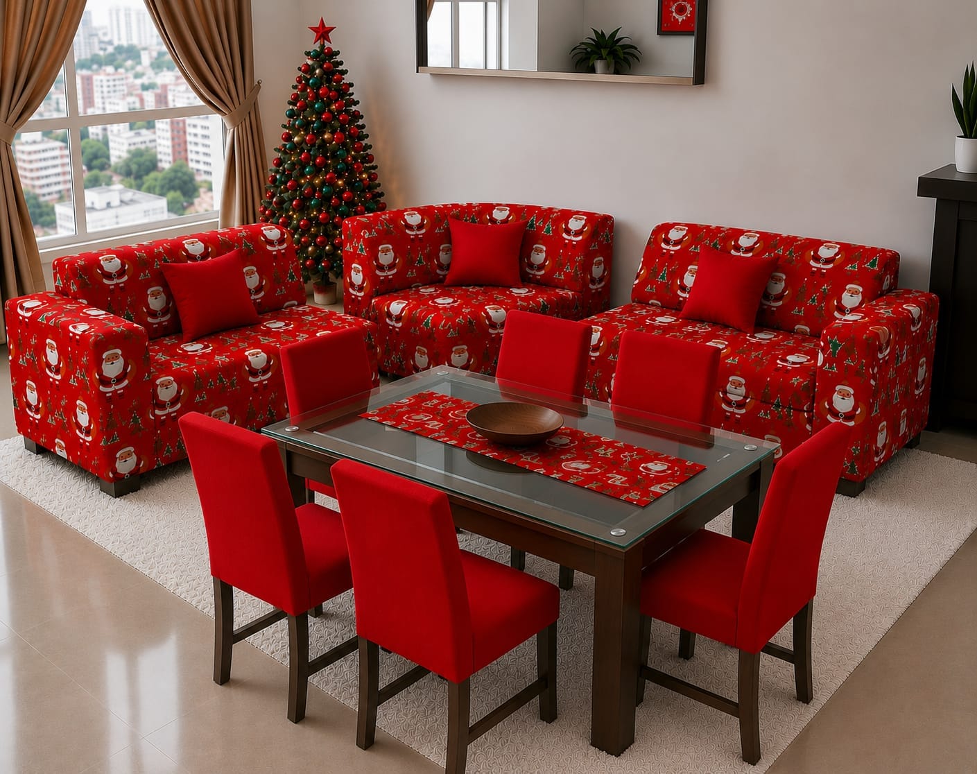 Combo de sala (L2 o L3) sillas de comedor
