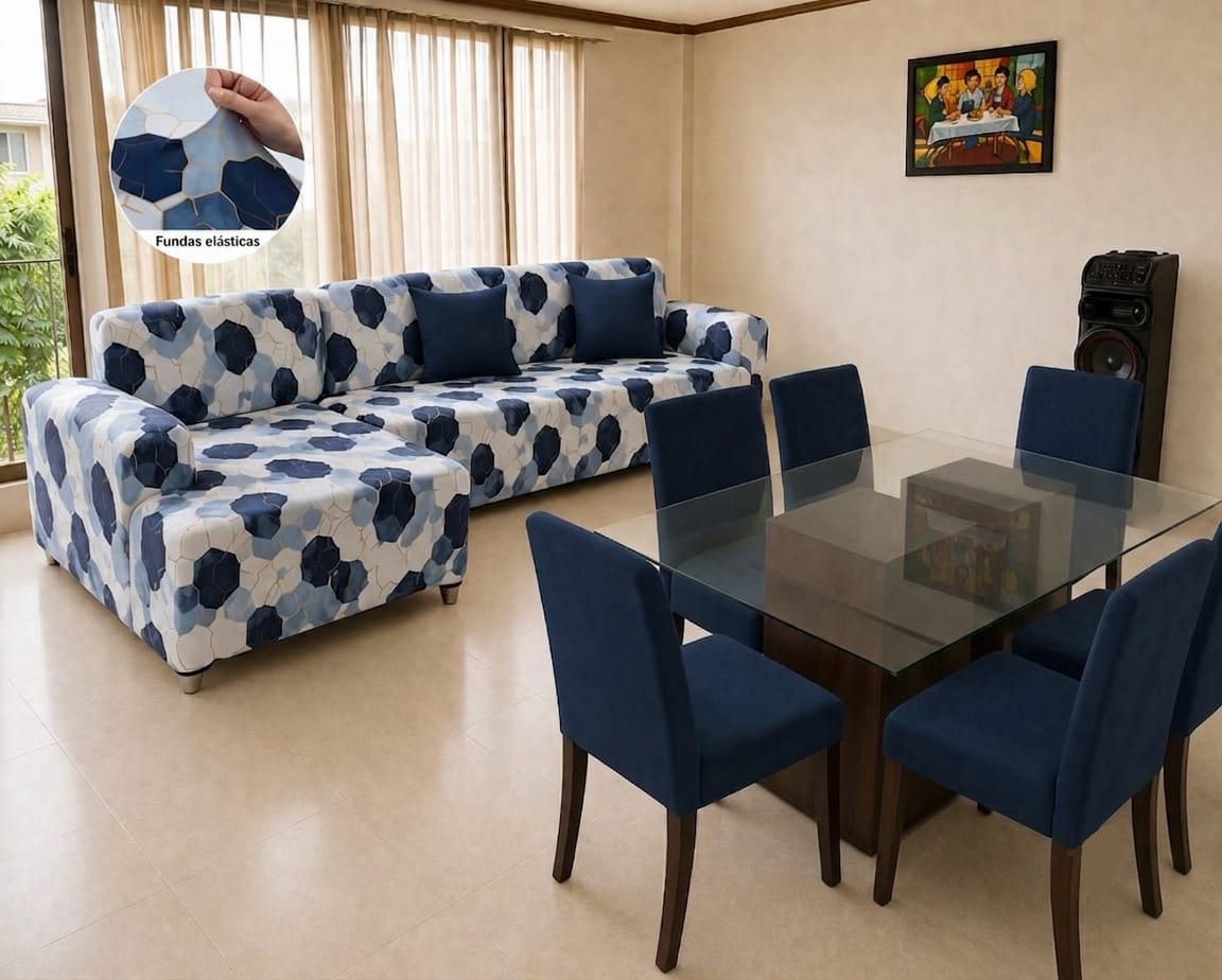 Combo de sala (L2 o L3) sillas de comedor