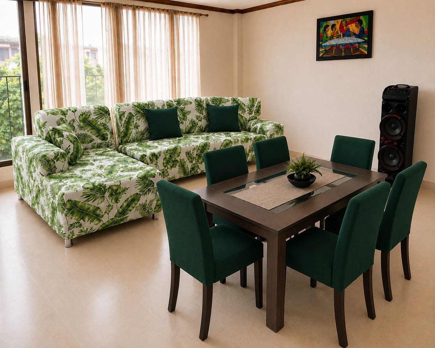 Combo de sala (L2 o L3) sillas de comedor